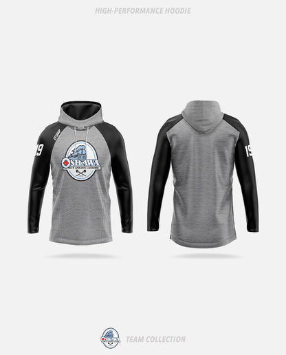 Oshawa Blue Knights High-Performance Hoodie - Oshawa Blue Knights Team Collection