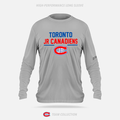 Toronto Jr. Canadiens High-Performance Long Sleeve - Toronto Jr. Canadiens Team Collection