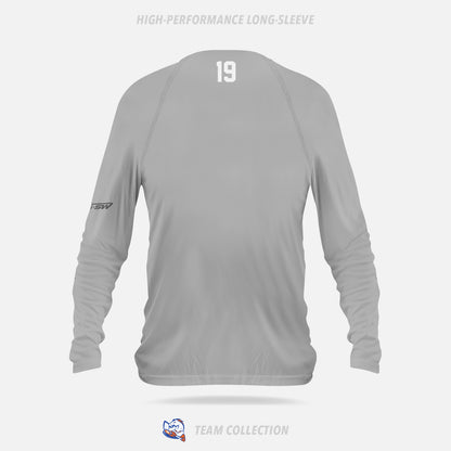 Victoria Village Mustangs High-Performance Long Sleeve - Victoria Village Mustangs Team Collection