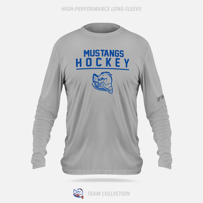 Victoria Village Mustangs High-Performance Long Sleeve - Victoria Village Mustangs Team Collection