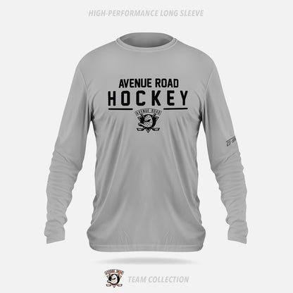 Avenue Road Ducks Hockey High-Performance Long Sleeve - Avenue Road Ducks Hockey Team Collection