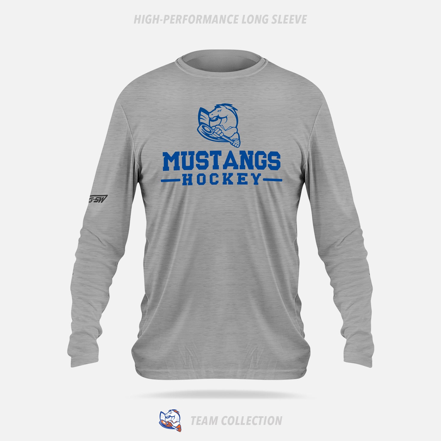 Victoria Village Mustangs High-Performance Long Sleeve