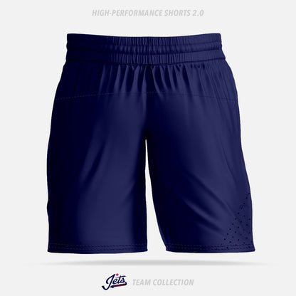 Mississauga Jets High-Performance Shorts 2.0 - Mississauga Jets Team Collection