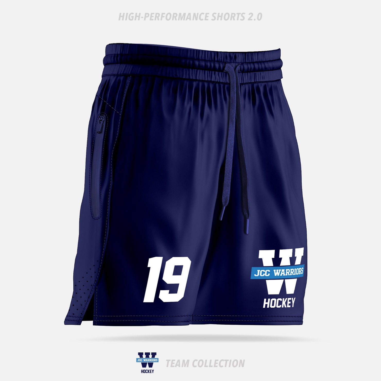 JCC Warriors High-Performance Shorts 2.0 - JCC Warriors Team Collection