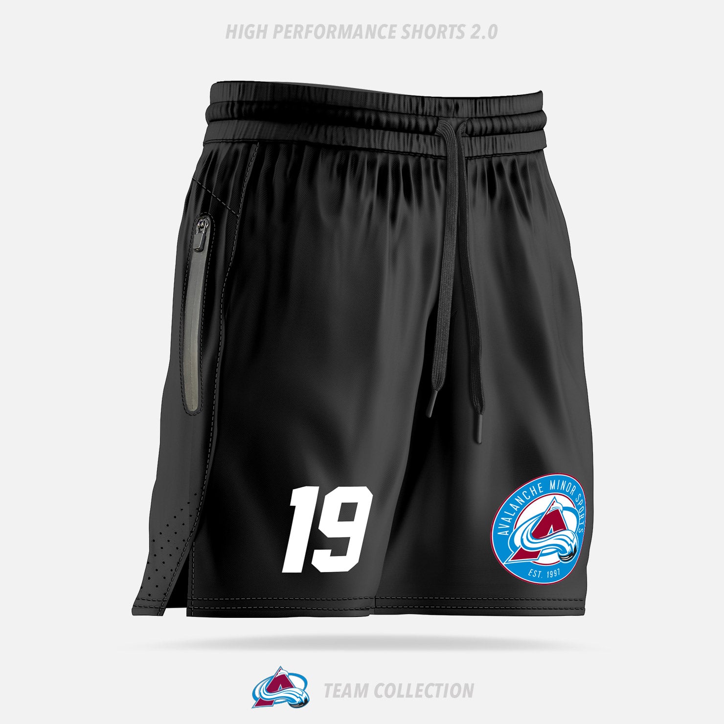 Avalanche Minor Sports High-Performance Shorts 2.0 - Avalanche Minor Sports Team Collection