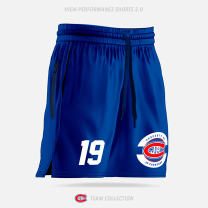 Toronto Jr. Canadiens High-Performance Shorts 2.0 - Toronto Jr. Canadiens Team Collection