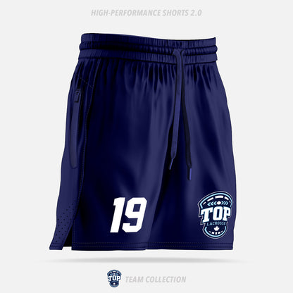 TOP Lacrosse High Performance Shorts 2.0 - TOP Lacrosse Team Collection