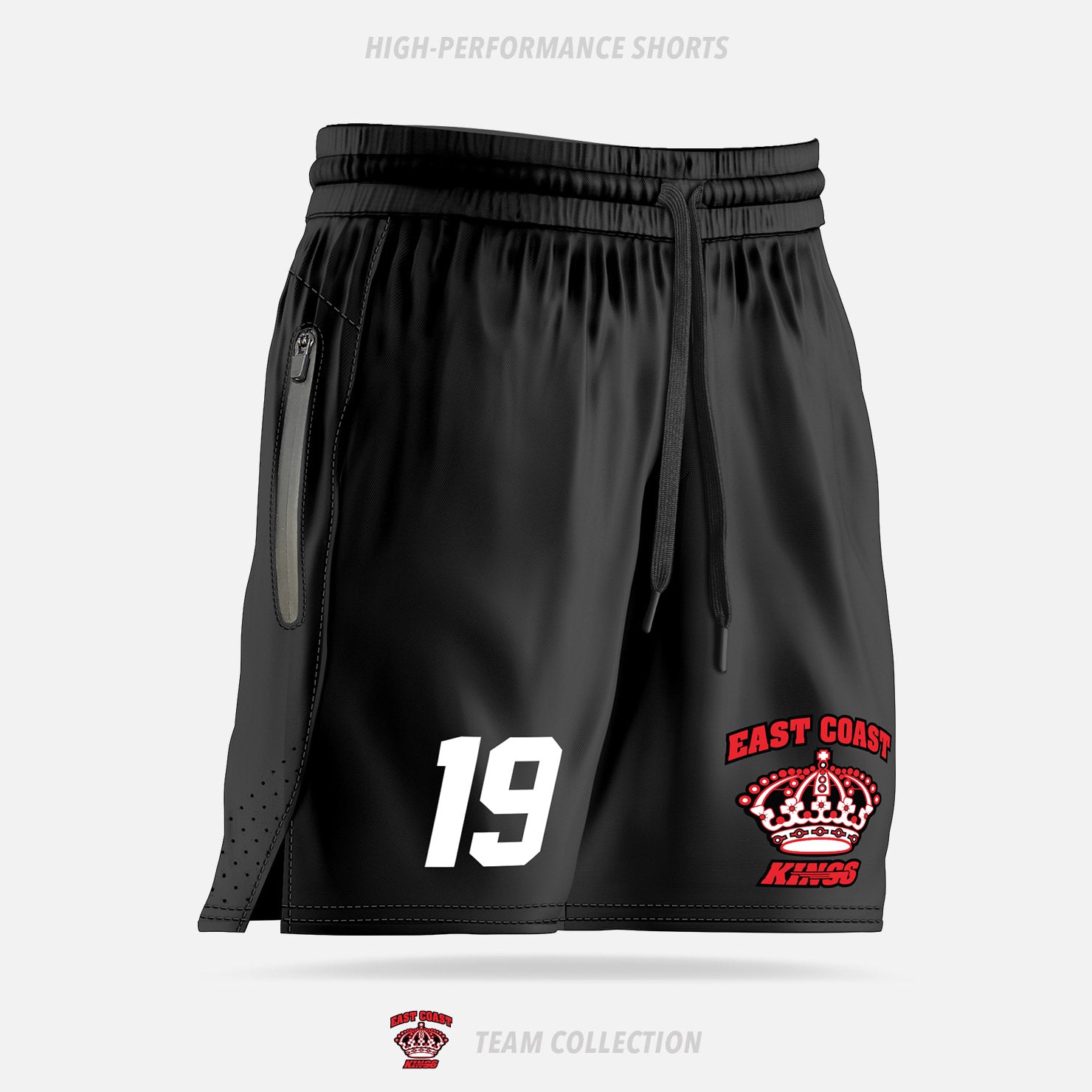 East Coast Kings Hockey High-Performance Shorts 2.0 - East Coast Kings Hockey Team Collection