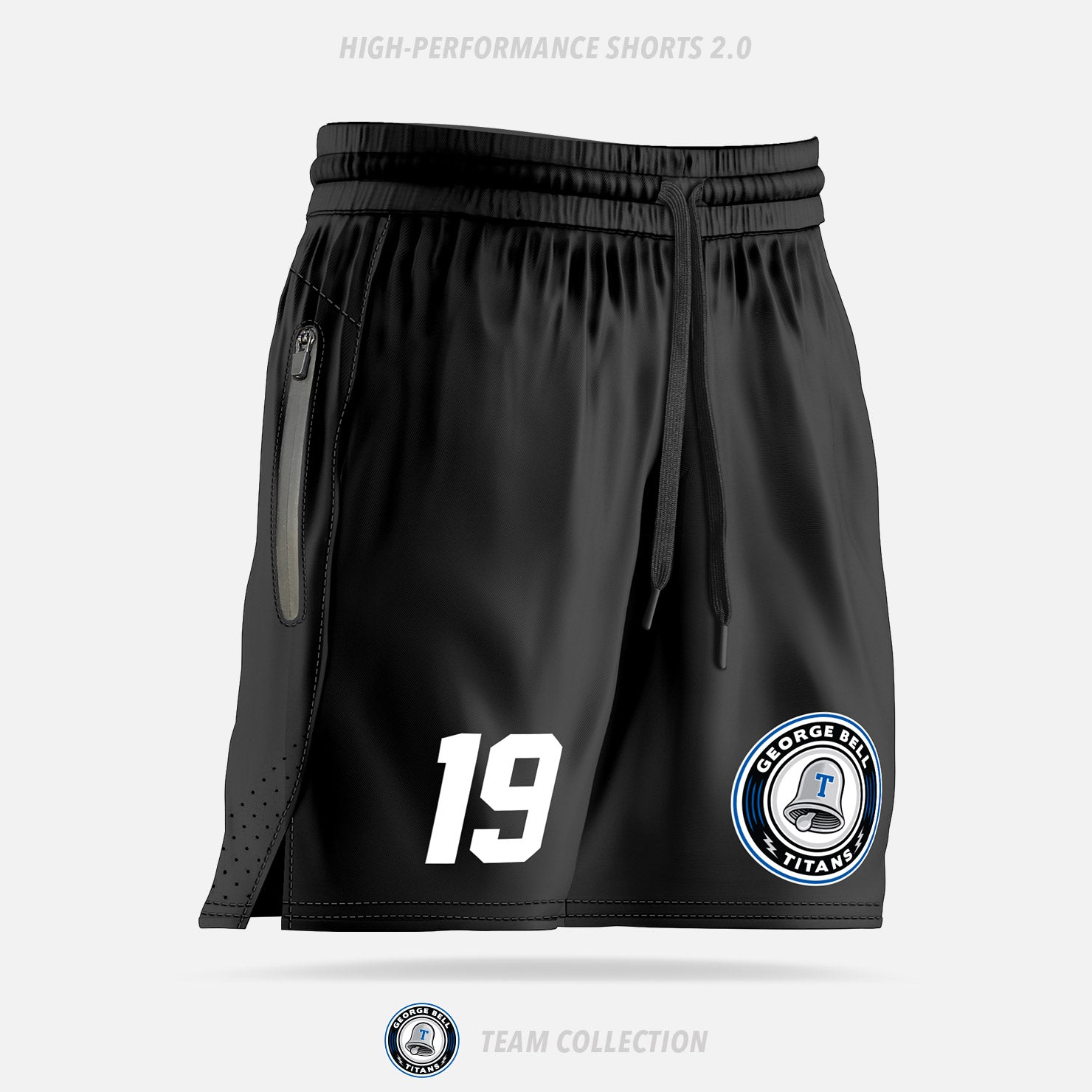 George Bell Titans High-Performance Shorts 2.0 - George Bell Titans Team Collection