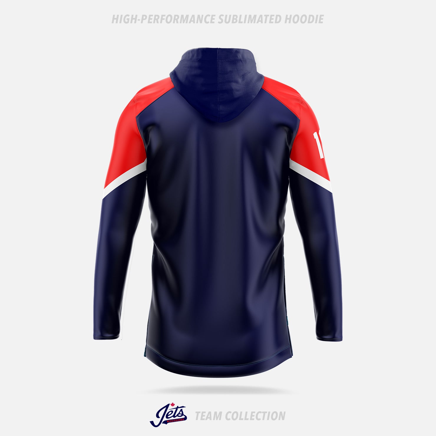 Mississauga Jets High-Performance Sublimated Hoodie - Mississauga Jets Team Collection