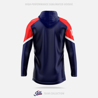 Mississauga Jets High-Performance Sublimated Hoodie - Mississauga Jets Team Collection