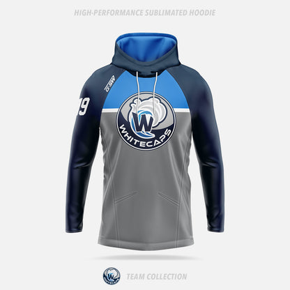 Whitecaps Hockey High-Performance Sublimated Hoodie - Whitecaps Hockey Team Collection