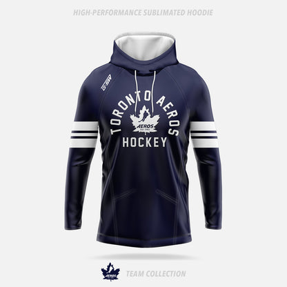 Toronto Aeros High-Performance Sublimated Hoodie