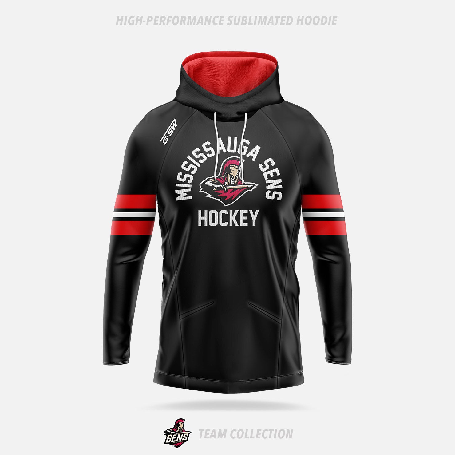 Mississauga Senators High-Performance Sublimated Hoodie