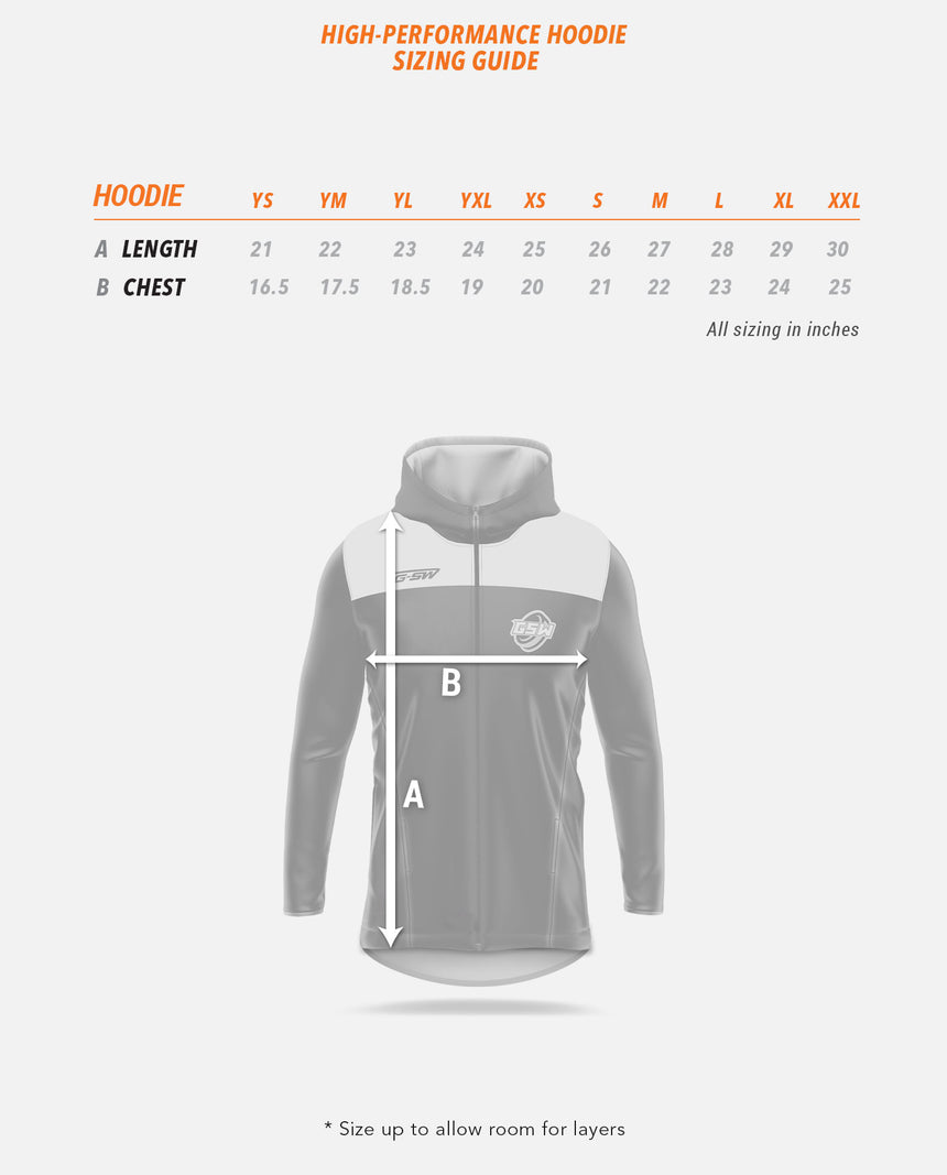High-Performance Hoodie Sizing Guide
