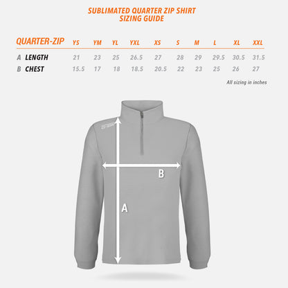 Spordle Sublimated Quarter Zip Shirt