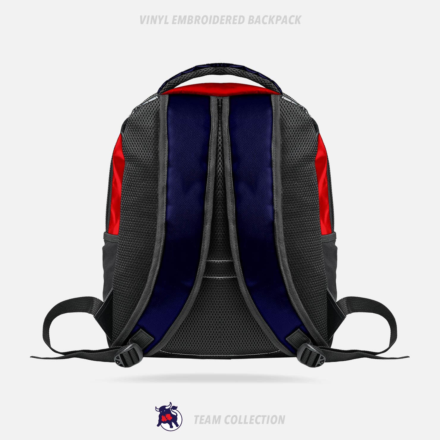 Faustina Toros Vinyl Embroidered Backpack