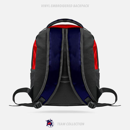Faustina Toros Vinyl Embroidered Backpack