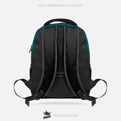 Humber Valley Sharks Vinyl Embroidered Backpack
