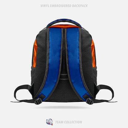 Victoria Village Mustangs Vinyl Embroidered Backpack
