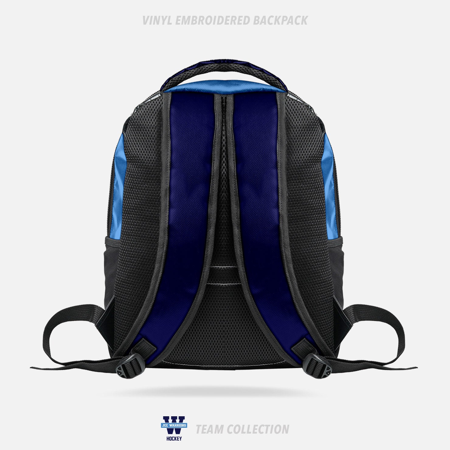 JCC Warriors Vinyl Embroidered Backpack