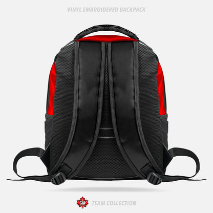 CIA Hockey Vinyl Embroidered Backpack