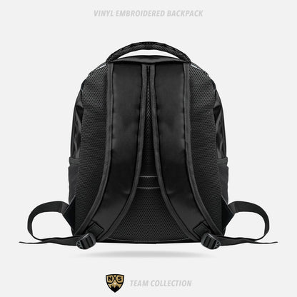 Northern Saints Vinyl Embroidered Backpack