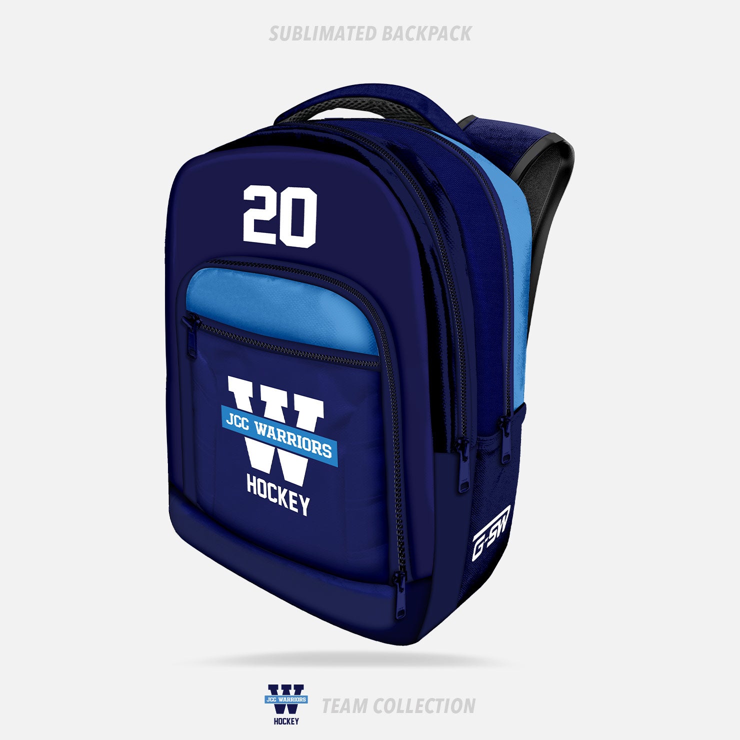 JCC Warriors Sublimated Backpack - JCC Warriors Team Collection