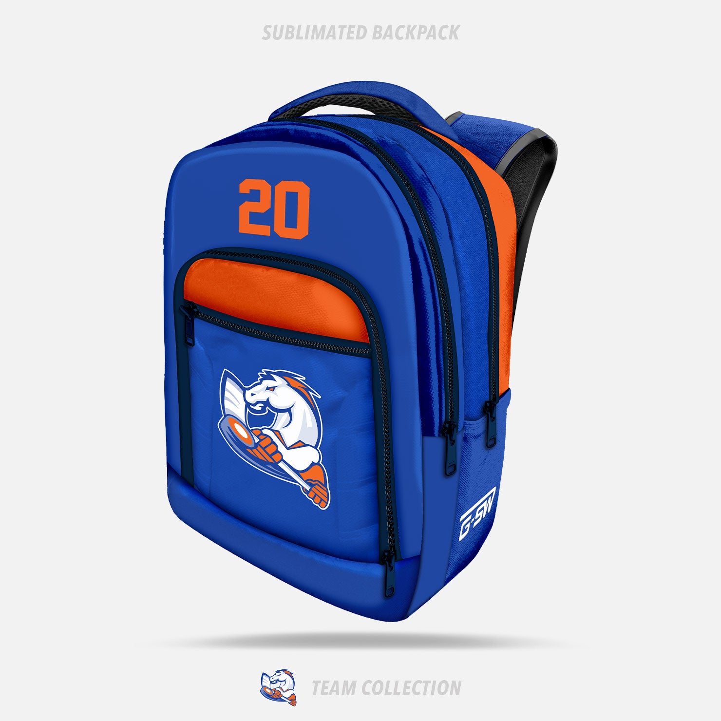 Victoria Village Mustangs Sublimated Backpack - Victoria Village Mustangs Team Collection