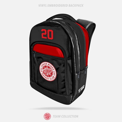 Junior Wings Vinyl Embroidered Backpack