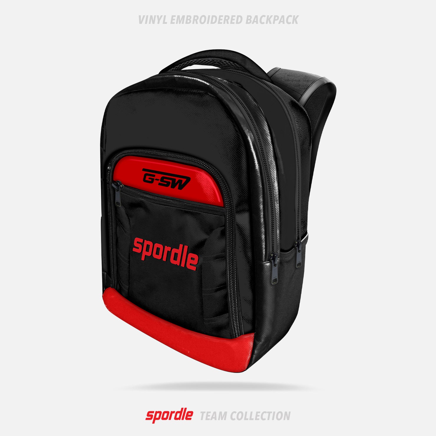 Spordle Vinyl Embroidered Backpack - Spordle Team Collection