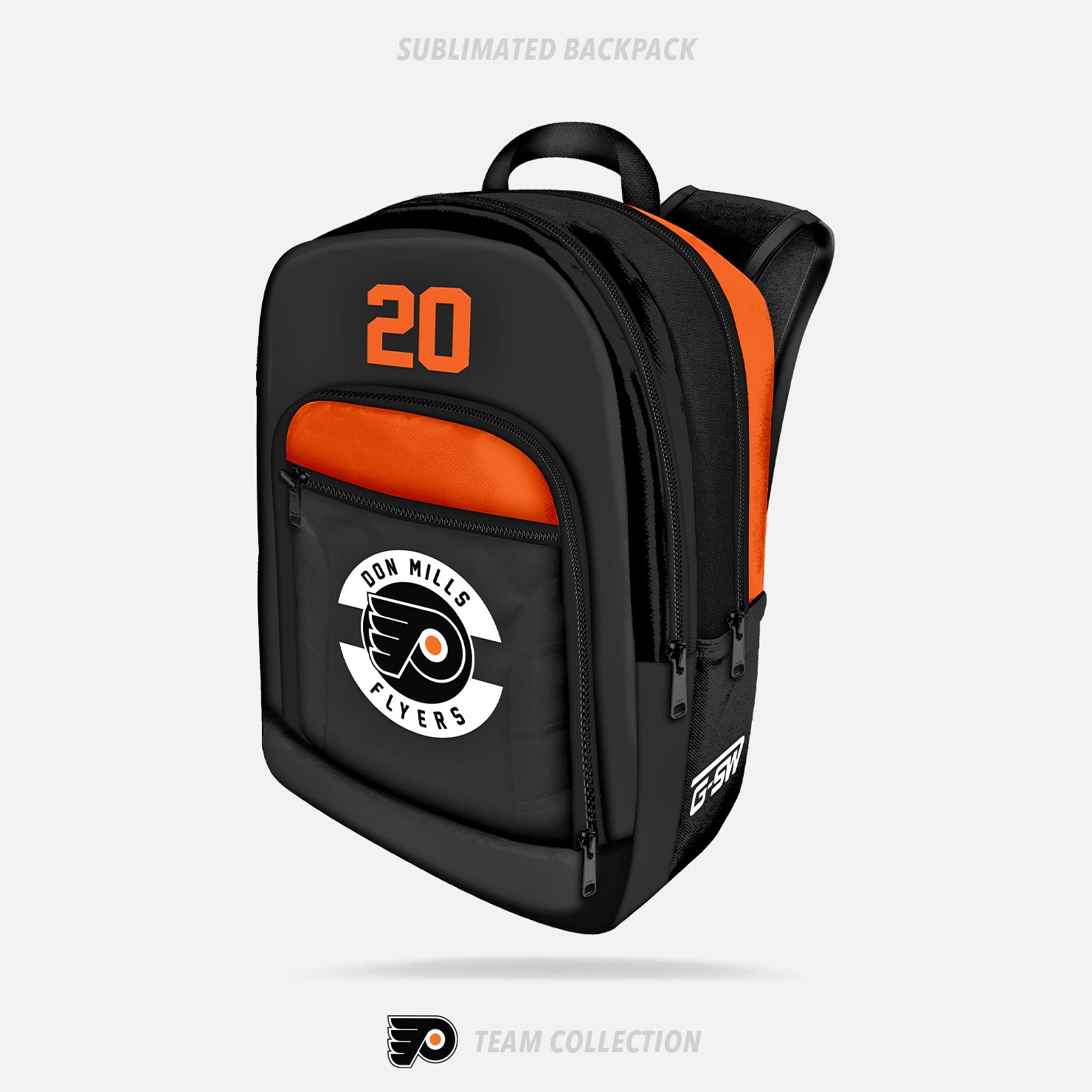 Don Mills Flyers Sublimated Backpack - Don Mills Flyers Team Collection