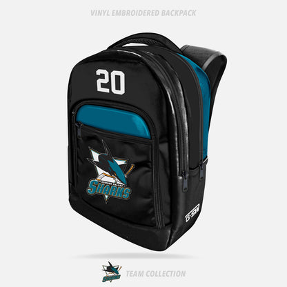 Humber Valley Sharks Vinyl Embroidered Backpack