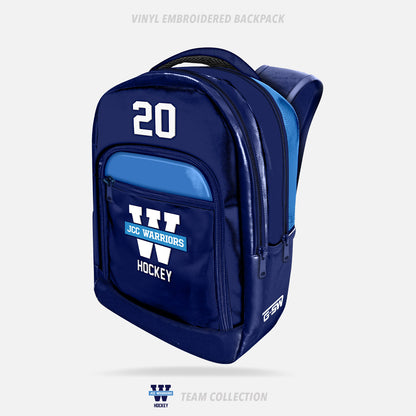 JCC Warriors Vinyl Embroidered Backpack