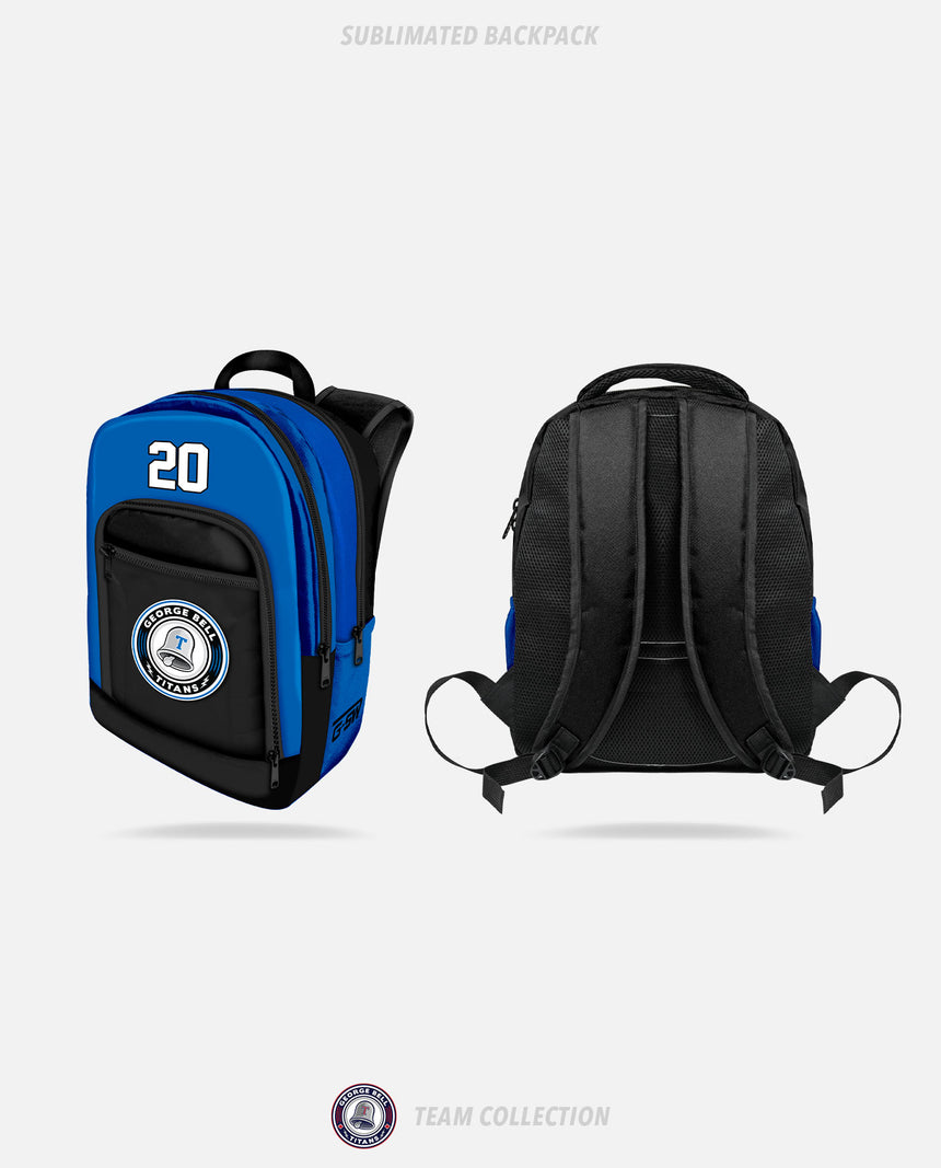 George Bell Titans Sublimated Backpack - George Bell Titans Team Collection