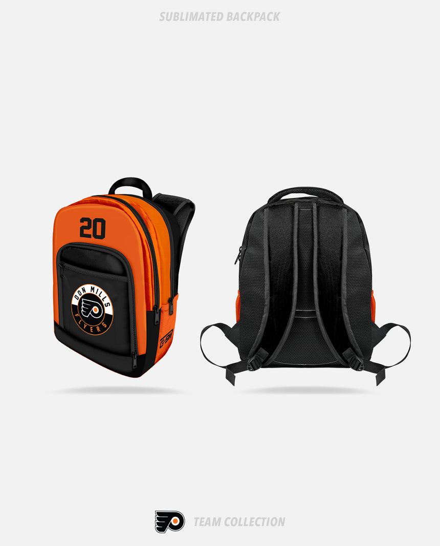 Don Mills Flyers Sublimated Backpack - Don Mills Flyers Team Collection