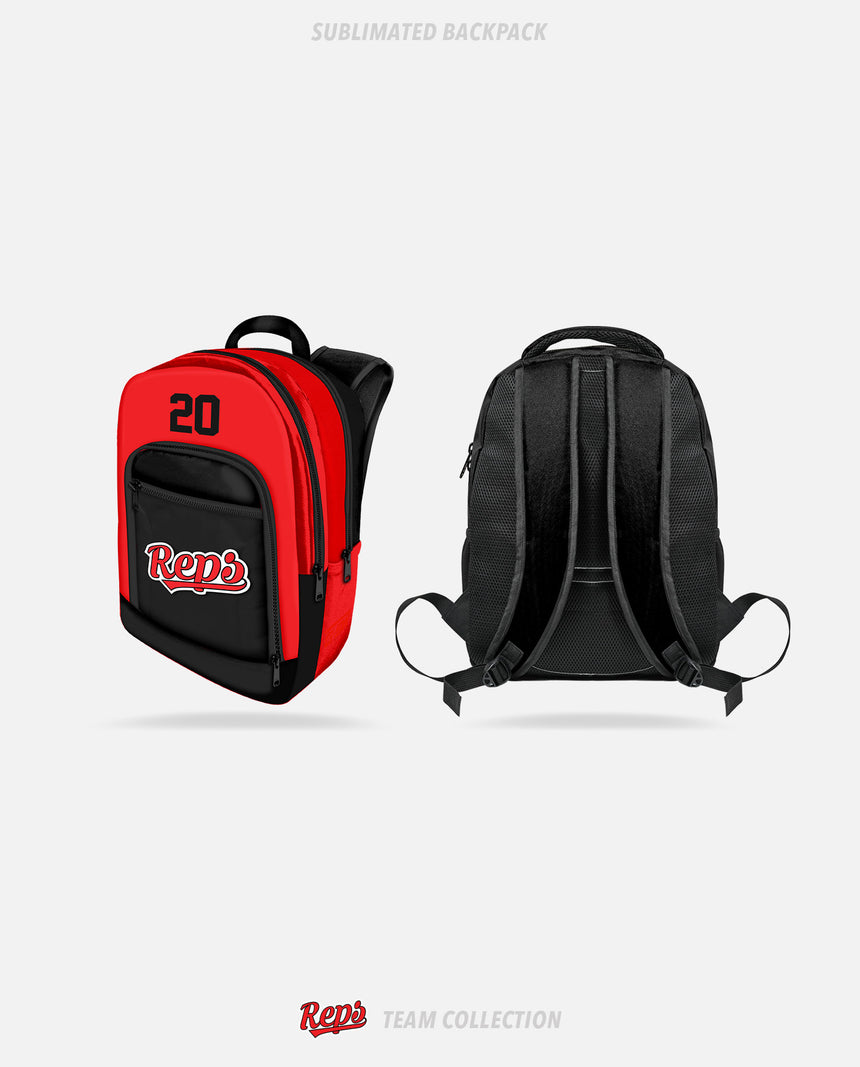 Mississauga Reps Sublimated Backpack - Mississauga Reps Team Collection