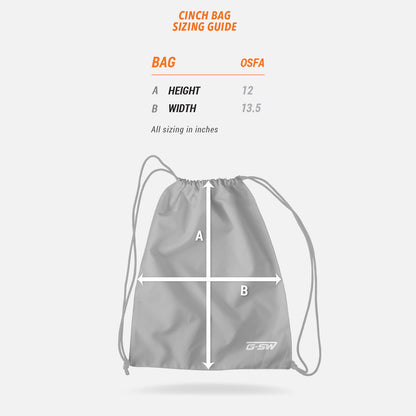 Cinch Bag Sizing Guide