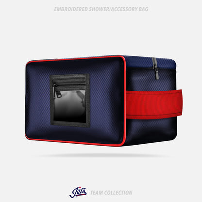 Mississauga Jets Embroidered Shower/Accessory Bag