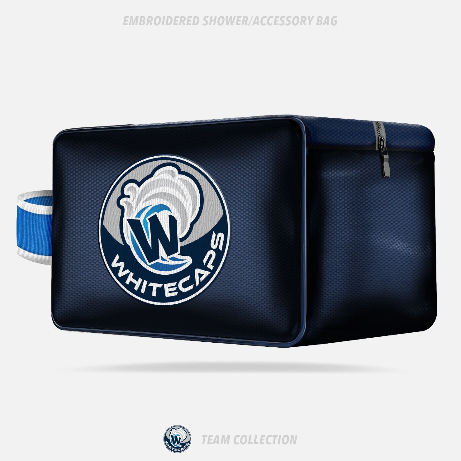 Whitecaps Hockey Embroidered Shower/Accessory Bag