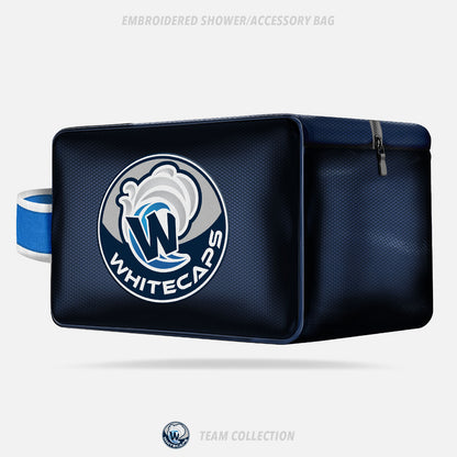 Whitecaps Hockey Embroidered Shower/Accessory Bag