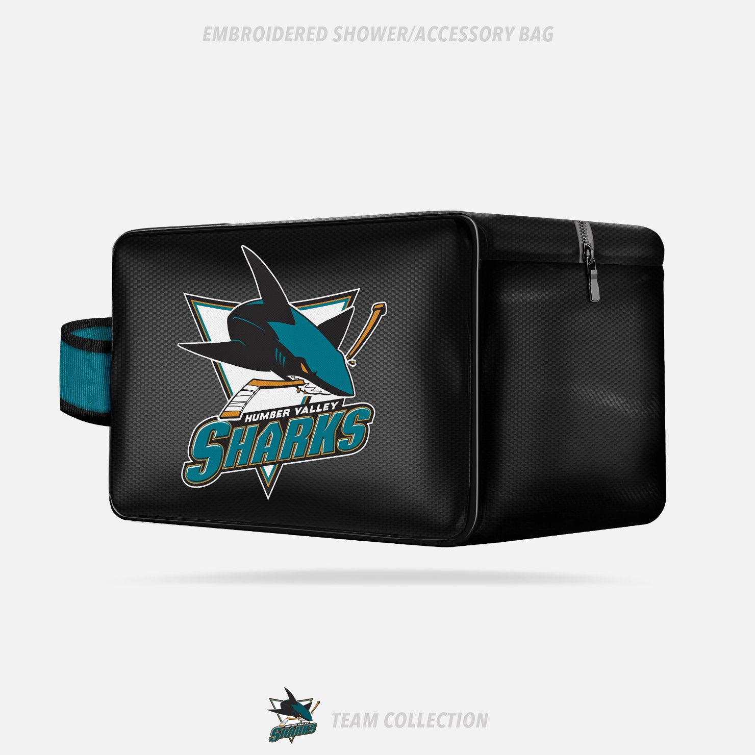 Humber Valley Sharks Embroidered Shower/Accessory Bag