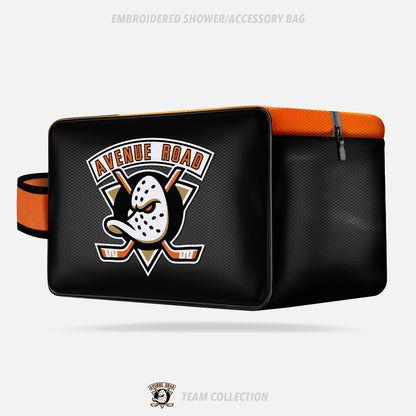 Avenue Road Ducks Hockey Embroidered Shower/Accessory Bag