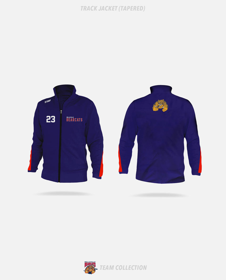 Belleville Bearcats Track Jacket (Tapered) - Belleville Bearcats Team Collection