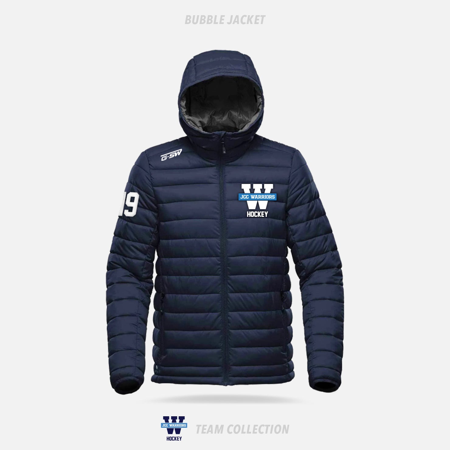 JCC Warriors Bubble Jacket - JCC Warriors Team Collection