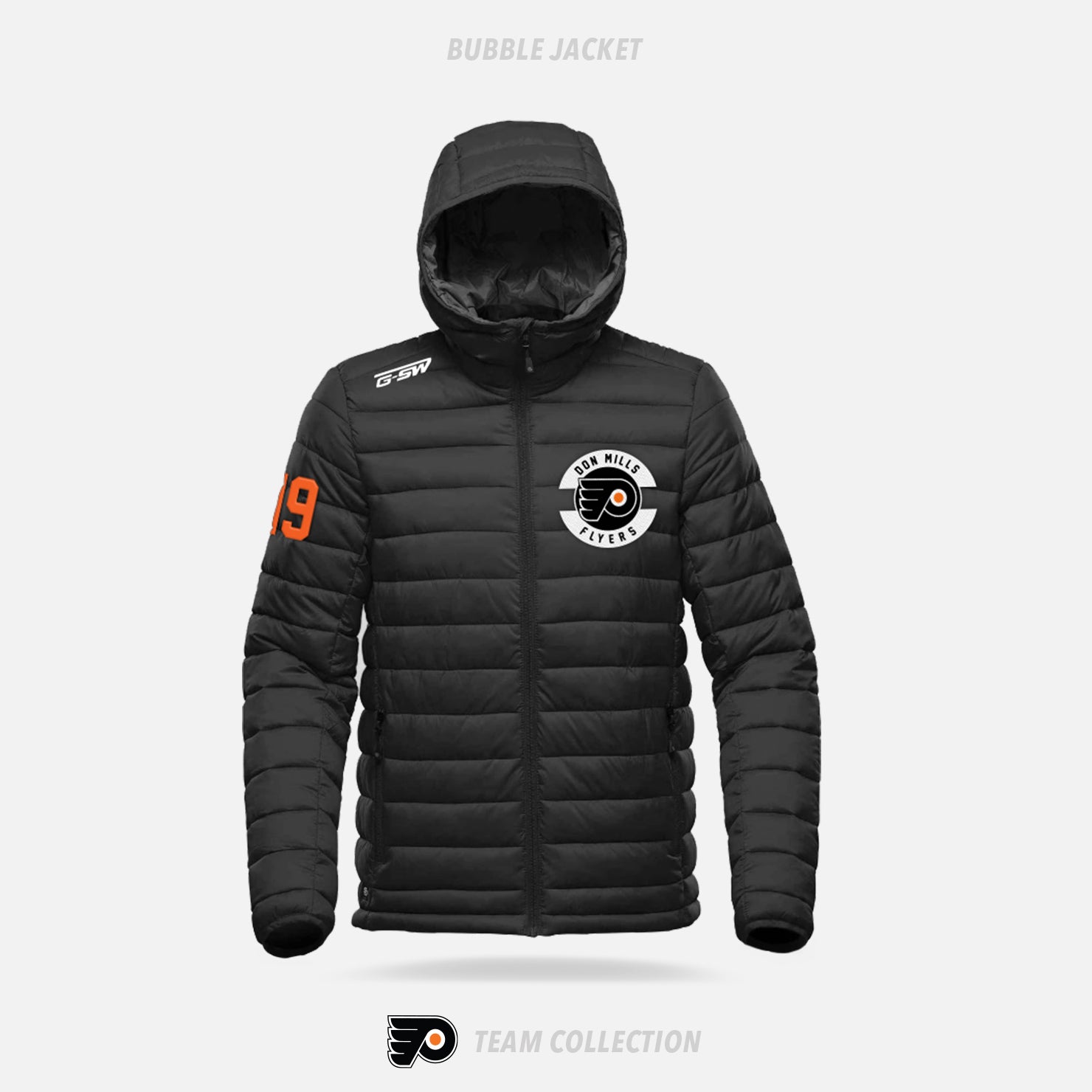 Don Mills Flyers Bubble Jacket - Don Mills Flyers Team Collection