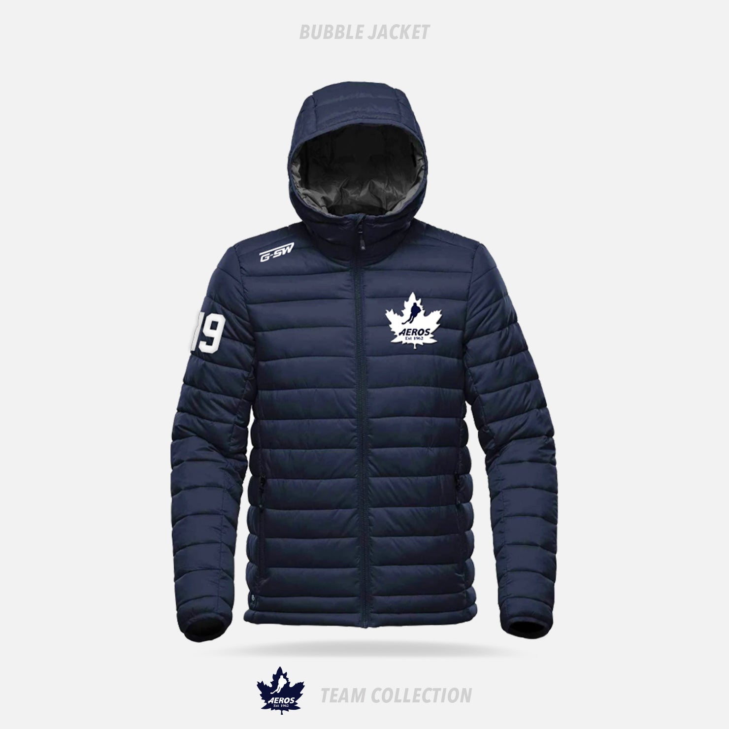 Toronto Aeros Bubble Jacket - Toronto Aeros Team Collection