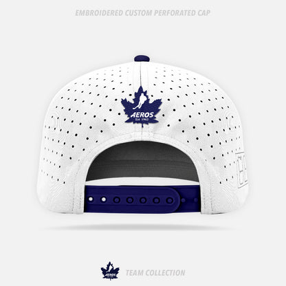 Toronto Aeros Embroidered Custom Perforated Cap - Toronto Aeros Team Collection