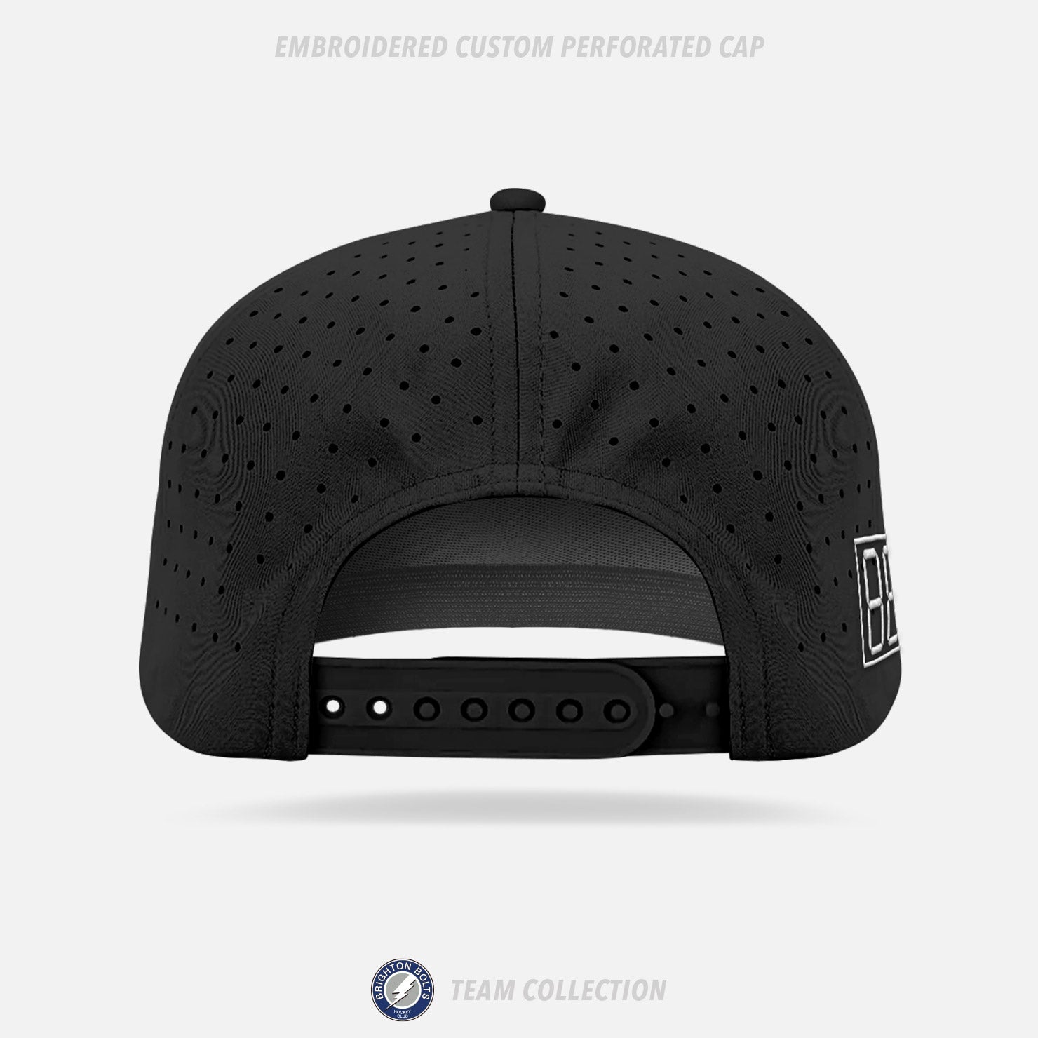 Brighton Bolts Embroidered Custom Perforated Cap - Brighton Bolts Team Collection
