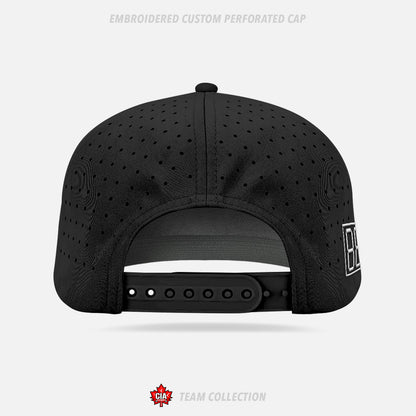 CIA Hockey Embroidered Custom Perforated Cap - CIA Hockey Team Collection